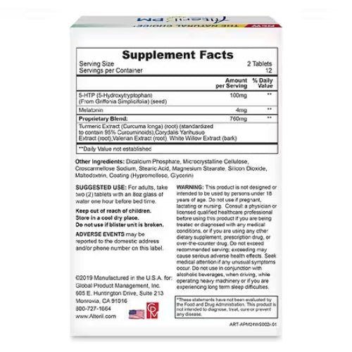 Alteril - 30ct Box Natural Sleeping Aid - DRUG FREE