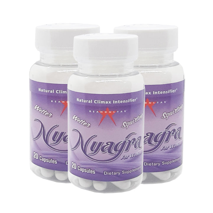 Nyagra Female Climax Intensifier 20 Cap Bottle - Buy 2 Get 1 Free