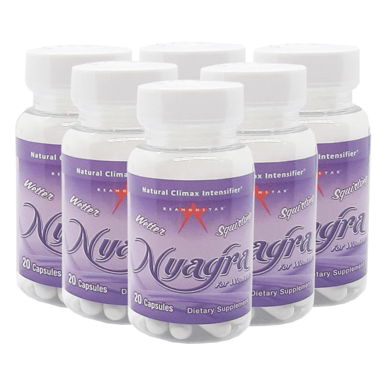Nyagra Female Climax Intensifier 20 Cap Bottle But 4 Get 2 Free
